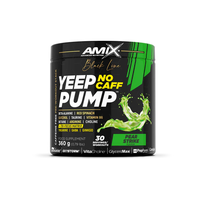AMIX BLACK YEEP PUMP NO CAFF 360GR. PEAR STRIKE