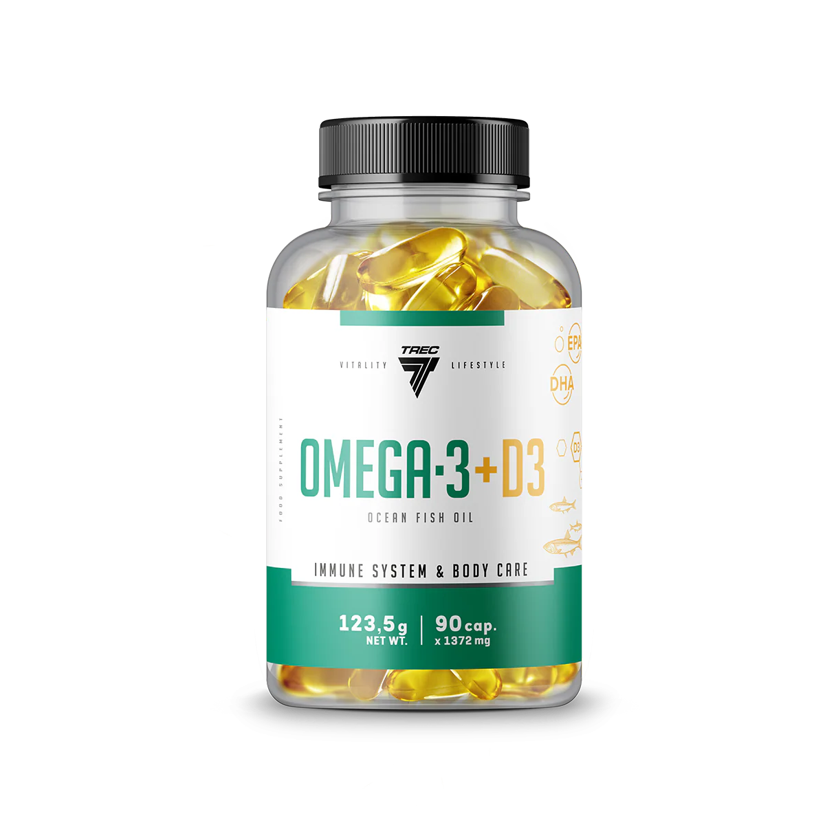 TREC omega-3-d3 90cap